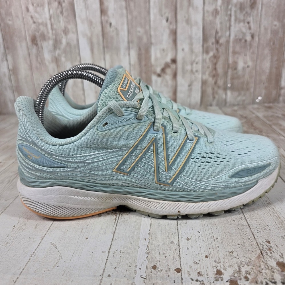 New‎ Balance Fresh Foam 860v12 Womens Running Shoes Light Blue W860B12 Size 8